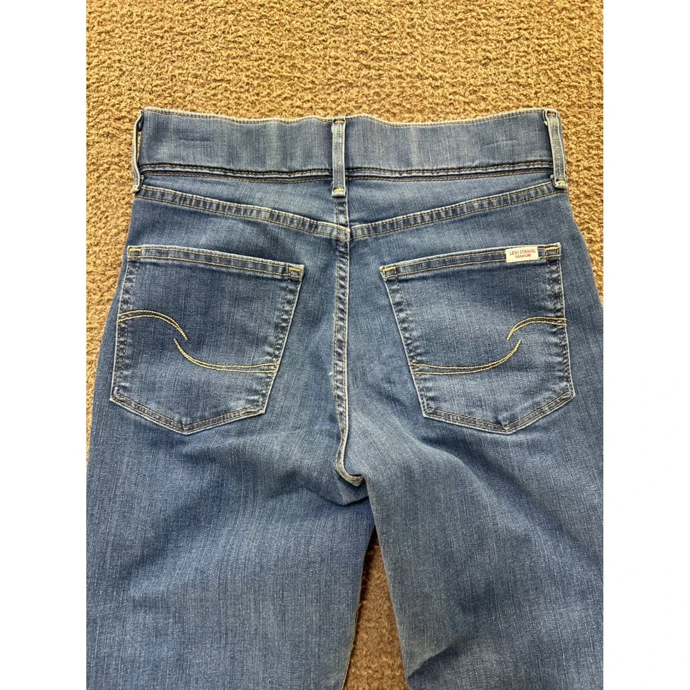 Levi Strauss Signature Shaping Perfect Pull-On Skinny Jeans Medium Wash Size 4 S